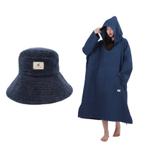 画像をギャラリービューアに読み込む, 【毎月数量限定】Totonoi Japanタオル地サウナハット&サウナポンチョセット