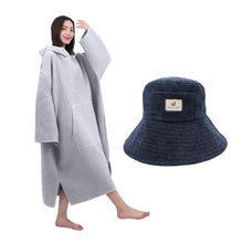 画像をギャラリービューアに読み込む, 【毎月数量限定】Totonoi Japanタオル地サウナハット&サウナポンチョセット