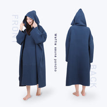 画像をギャラリービューアに読み込む, Totonoi Japan サウナポンチョ サーフポンチョ ポケット付き ワッフルタオル