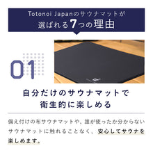 画像をギャラリービューアに読み込む, Totonoi Japan 折り畳みサウナマット
